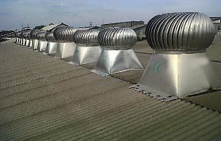 Pemasangan Turboair Turbine Ventilator proyek 53